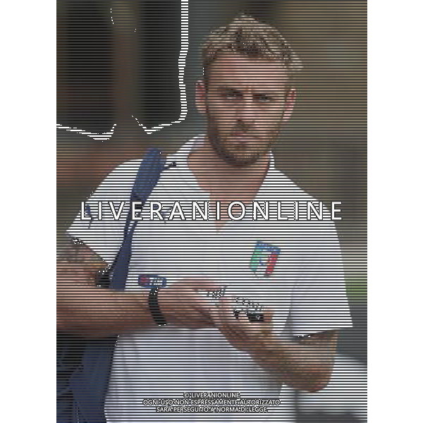 Raduno Nazionale Italiana Firenze - 03.09.2012 Allenamento Nella Foto:de rossi daniele /Ph.Vitez-Ag. Aldo Liverani