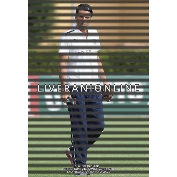 Raduno Nazionale Italiana Firenze - 03.09.2012 Allenamento Nella Foto:buffon gianluigi /Ph.Vitez-Ag. Aldo Liverani