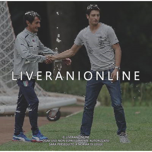 Raduno Nazionale Italiana Firenze - 03.09.2012 Allenamento Nella Foto:peluso appena arrivato /Ph.Vitez-Ag. Aldo Liverani