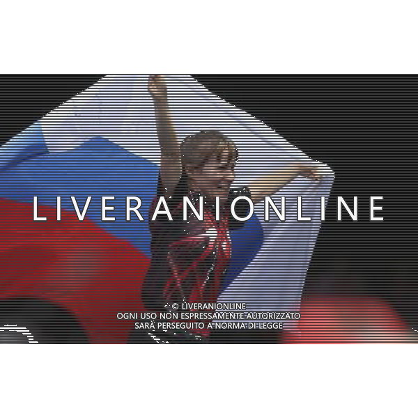 (120903) -- LONDON, Sept. 3, 2012 () -- Raisa Chebanika of Russia celebrates after winning the table tennis women\'s singles Class 6 final against Antonina Khodzynska of Ukraine at London 2012 Paralympic Games in London, Britain, on Sept. 3, 2012. Chebanika won 3-0 and took the gold medal. (/Bai Xuefei) ©PHOTOSHOT/AGENZIA ALDO LIVERANI SAS - ITALY ONLY - PARALIMPIADI LONDRA 2012