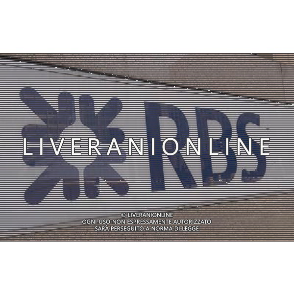 Royal bank of Scotland Logo, Aldgate, London ©PHOTOSHOT/AGENZIA ALDO LIVERANI SAS - ITALY ONLY - VEDUTE DELLA CITTA\' DI LONDRA - INGHILTERRA