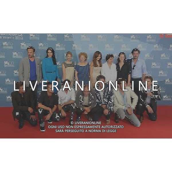(120904) -- VENICE, Sept. 4, 2012 () -- Cast members and creators pose for photos at the photocall of the film \'Linhas de Wellington\' at the 69th Venice International Film Festival in Venice, Italy, Sept. 4, 2012. (/Wang Qingqin) (jl) 69ma Mostra del Cinema di Venezia ©PHOTOSHOT/AG ALDO LIVERANI SAS - ITALY ONLY -