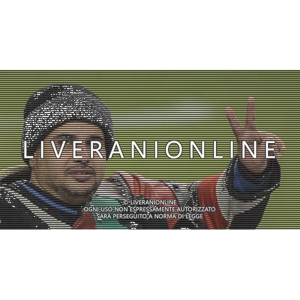 (120904) -- LONDON, Sept. 4, 2012 () -- Abudulla Sultan Alaryani of the United Arab Emirates celebrates after the Mixed R6-50m Rifle Prone-SH1 shooting competition at the London 2012 Paralympic Games in London, Britain, on Sept. 4, 2012. Alaryani took the gold medal with 694.8 rings. (/Wang Haofei) photoshot/AG ALDO LIVERANI SAS - ITALY ONLY - *** Local Caption *** ..