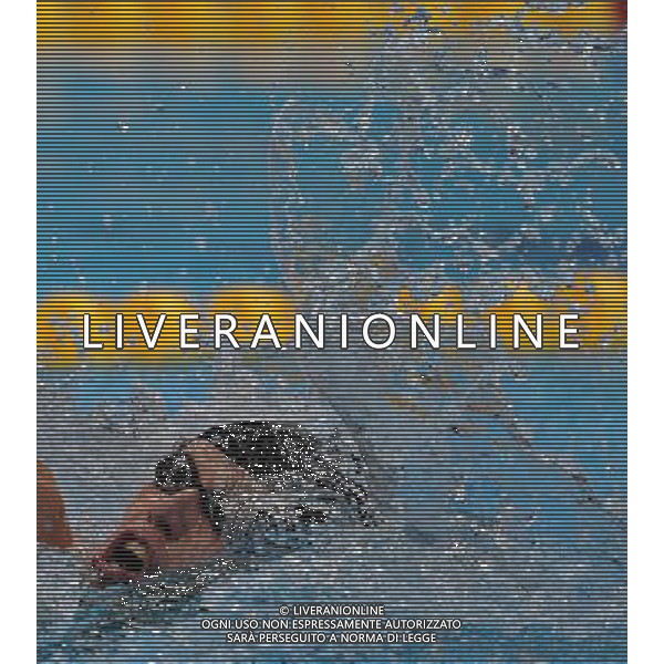 (120905) -- LONDON , Sept. 4, 2012 () -- Maksym Veraksa of Ukraine competes during the men\'s 100m freestyle S12 final of swimming competition at the London 2012 Paralympic Games in London, Britain, on Sept. 4, 2012. Maksym Veraksa won the gold with 51.40 seconds. (/Yang Shiyao) (lm) photoshot/AG ALDO LIVERANI SAS - ITALY ONLY - *** Local Caption *** ..