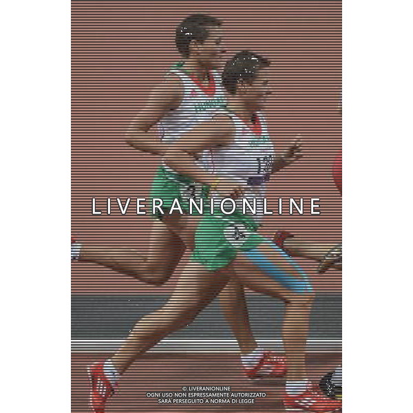 (120906) -- LONDON , Sept. 6, 2012 () -- Ilona Biacsi (L) and Bernadett Biacsi of Hungary compete during the women\'s 1500m T20 final of athletics competition at the London 2012 Paralympic Games in London, Britain, on Sept. 5, 2012. Ilona Biacsi and Bernadett Biacsi took the 3rd and 4th place respectively. (/Wang Haofei) (lm) PHOTOSHOT-AG ALDO LIVERANI SAS - ITALY ONLY