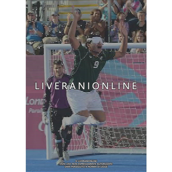 (120907) -- LONDON, Sept. 7, 2012 () -- Severino Gabriel da Silva of Brazil celebrates during the men\'s football 5-a-side semifinal against Argentina at the London 2012 Paralympic Games in London, Britain, on Sept. 6, 2012. (/Li Xiaoguo) PHOTOSHOT/AG ALDO LIVERANI SAS - ITALY ONLY -