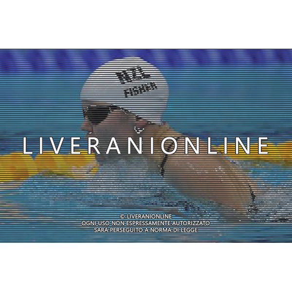 (120909) -- LONDON, Sept. 9, 2012 () -- Mary Fisher of New Zealand competes during the women\'s 200m individual medley SM11 final of swimming competition at the London 2012 Paralympic Games in London, Britain, on Sept. 8, 2012. Mary Fisher won the gold medal and created the new world record with 2 minutes and 46.91 seconds. (/Yang Shiyao) (lm) PHOTOSHOT/AG ALDO LIVERANI SAS - ITALY ONLY -