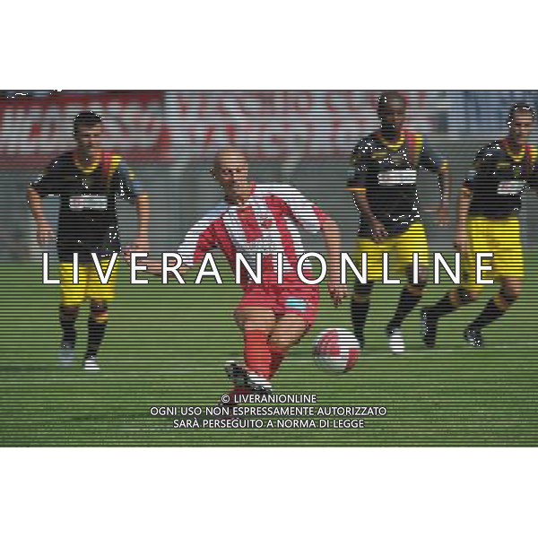 Campionato Lega PRO 1° Divisione girone A - 2° Giornata Cuneo 9-09-2012 Cuneo - Lecce nella foto: Fantini segna il momentaneo 1 a 1 per il Cuneo foto Roberto Garavaglia - ag. Aldo Liverani sas