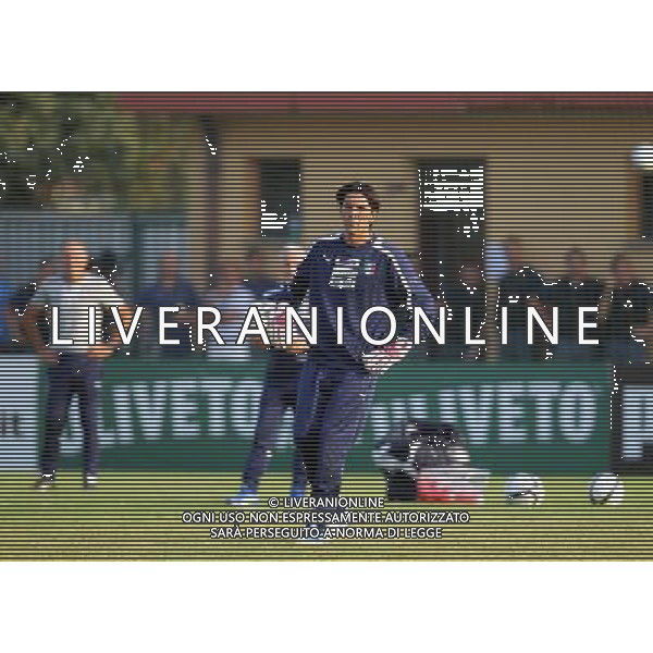 MEDOLLA (MO) 09/09/2012 - LA NAZIONALE DI CALCIO SI ALLENA A MEDOLLA UNO DEI COMUNI COLPITI DAL TERREMOTO A MAGGIO / NELLA FOTO: BUFFON - FOTO FRANCESCA SOLI / AGENZIA ALDO LIVERANI