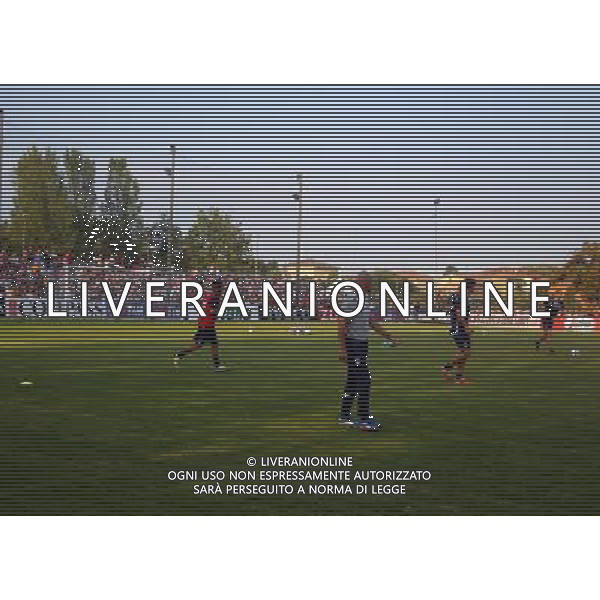 MEDOLLA (MO) 09/09/2012 - LA NAZIONALE DI CALCIO SI ALLENA A MEDOLLA UNO DEI COMUNI COLPITI DAL TERREMOTO A MAGGIO / NELLA FOTO: IL CAMPO DI MEDOLLA - FOTO FRANCESCA SOLI / AGENZIA ALDO LIVERANI