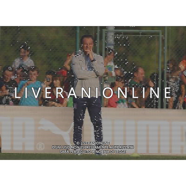 MEDOLLA (MO) 09/09/2012 - LA NAZIONALE DI CALCIO SI ALLENA A MEDOLLA UNO DEI COMUNI COLPITI DAL TERREMOTO A MAGGIO / NELLA FOTO: PRANDELLI- FOTO FRANCESCA SOLI / AGENZIA ALDO LIVERANI