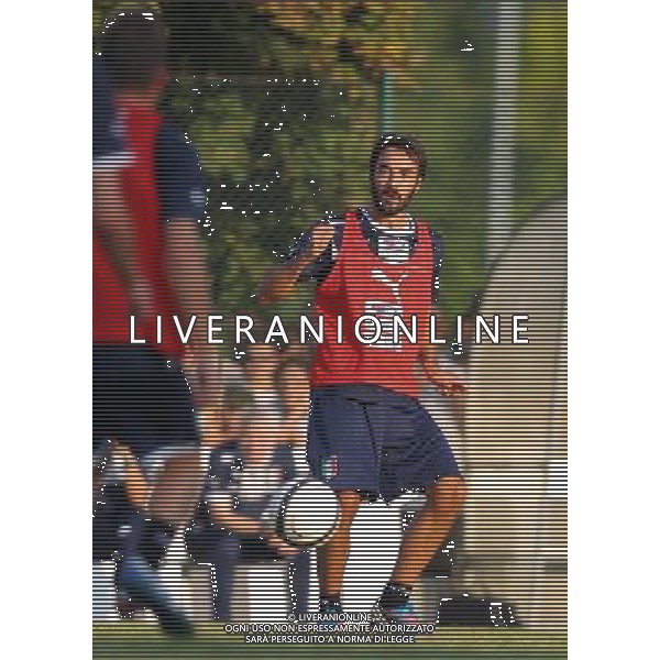 MEDOLLA (MO) 09/09/2012 - LA NAZIONALE DI CALCIO SI ALLENA A MEDOLLA UNO DEI COMUNI COLPITI DAL TERREMOTO A MAGGIO / NELLA FOTO: - FOTO FRANCESCA SOLI / AGENZIA ALDO LIVERANI