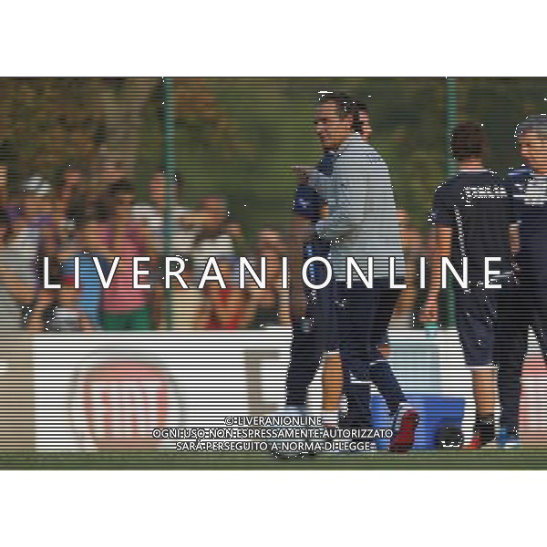 MEDOLLA (MO) 09/09/2012 - LA NAZIONALE DI CALCIO SI ALLENA A MEDOLLA UNO DEI COMUNI COLPITI DAL TERREMOTO A MAGGIO / NELLA FOTO: PRANDELLI - FOTO FRANCESCA SOLI / AGENZIA ALDO LIVERANI