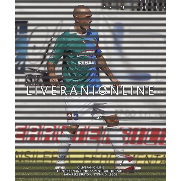 LEONARDUZZI OMAR ,Feralpisalo-Trapani calcio lega pro 1 ,Salo (bs) 9 settembre 2012.Ph Fotolive Filippo Venezia