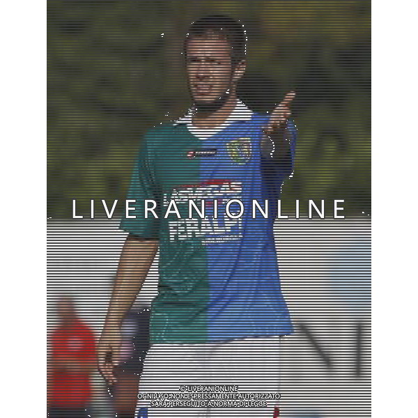 CASTAGNETTI MICHELE ,Feralpisalo-Trapani calcio lega pro 1 ,Salo (bs) 9 settembre 2012.Ph Fotolive Filippo Venezia