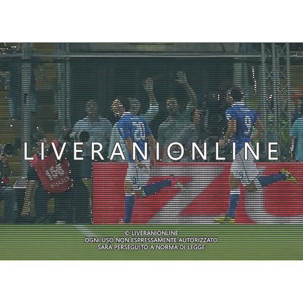 MODENA 11/09/2012 - ITALIA VS MALTA / NELLA FOTO: DESTRO ESULTA DOPO IL GOL DELL\'1-0 - FOTO FRANCESCA SOLI / AGENZIA ALDO LIVERANI