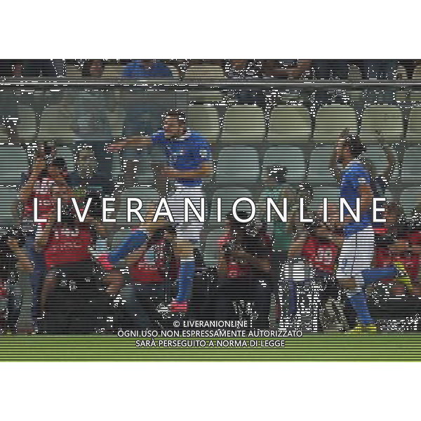 MODENA 11/09/2012 - ITALIA VS MALTA / NELLA FOTO: DESTRO ESULTA DOPO IL GOL DELL\'1-0 - FOTO FRANCESCA SOLI / AGENZIA ALDO LIVERANI