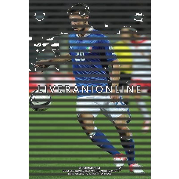 Qualificazioni ai Campionati Mondiali di Calcio Brasile FIFA 2014 Gruppo B Modena- 11.09.2012 Italia-Malta Nella Foto:Destro Mattia /Ph.Vitez-Ag. Aldo Liverani