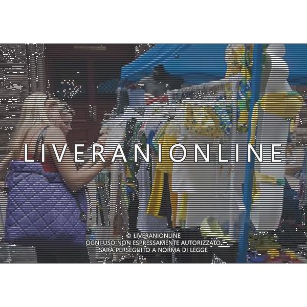 Brazilians and visitors celebrate at the 28th Annual Brazil Day Festival in New York on Sunday, September 2, 2012. The festival, which features food. music and other aspects of Brazilian culture, centers around West 46th Street in Midtown Manhattan, known as Little Brazil. (å Richard B. Levine) photoshot/AG ALDO LIVERANI SAS - ITALY ONLY -