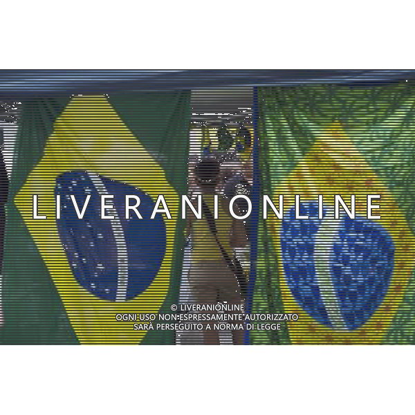 Brazilians and visitors celebrate at the 28th Annual Brazil Day Festival in New York on Sunday, September 2, 2012. The festival, which features food, music and other aspects of Brazilian culture, centers around West 46th Street in Midtown Manhattan, known as Little Brazil. (å Frances M. Roberts) photoshot/AG ALDO LIVERANI SAS - ITALY ONLY -