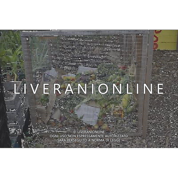 Vegetables being composted seen in East New York Farms in Brooklyn in New York on Saturday, September 1, 2012. The farm, which had its first season in 1998, promotes local sustainable agriculture with volunteer opportunities, a Community Supported Agriculture (CSA) program, a farmers\' market and a nine month internship program. (å Frances M. Roberts) ©photoshot/AGENZIA ALDO LIVERANI SAS - ITALY ONLY - EDITORIAL USE ONLY