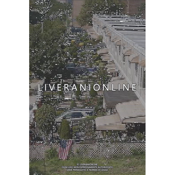 Attached homes with gardens in the East New York neighborhood of Brooklyn in New York are seen on Saturday, September 1, 2012. (å Richard B. Levine) ©photoshot/AGENZIA ALDO LIVERANI SAS - ITALY ONLY - EDITORIAL USE ONLY