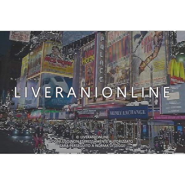 Advertising in Times Square in New York for Broadway plays and musicals is seen on Tuesday, September 11, 2012. ( å Richard B. Levine) ©photoshot/AGENZIA ALDO LIVERANI SAS - ITALY ONLY - EDITORIAL USE ONLY