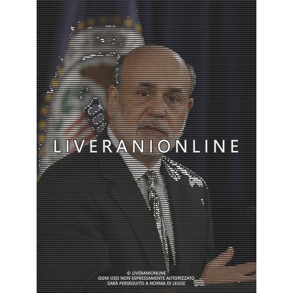 (120913) -- WASHINGTON D.C., Sept. 13, 2012 () -- U.S. Federal Reserve Chairman Ben Bernanke speaks at a news conference in Washington D.C., capital of the United States, on Sept. 13, 2012 following a two-day policy meeting. (/Fang Zhe) ©photoshot/AGENZIA ALDO LIVERANI SAS - ITALY ONLY - Il presidente della Federal Reserve Ben Bernanke parla in una conferenza stampa a Washington DC, la capitale degli Stati Uniti, il 13 settembre 2012