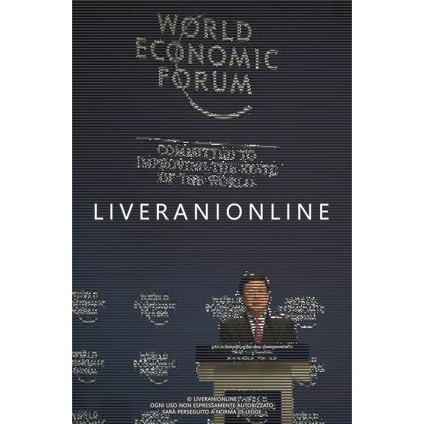 (120913) -- TIANJIN, Sept. 13, 2012 () -- Huang Xingguo, Mayor of Tianjin, delivers a speech during the closing ceremony of the World Economic Forum Annual Meeting of the New Champions 2012, also known as the Summer Davos Forum, in Tianjin, north China, Sept. 13, 2012. The three-day Summer Davos Forum ended here Thursday. (/Yue Yuewei) /PHOTOSHOT/AG ALDO LIVERANI SAS ITALY ONLY -
