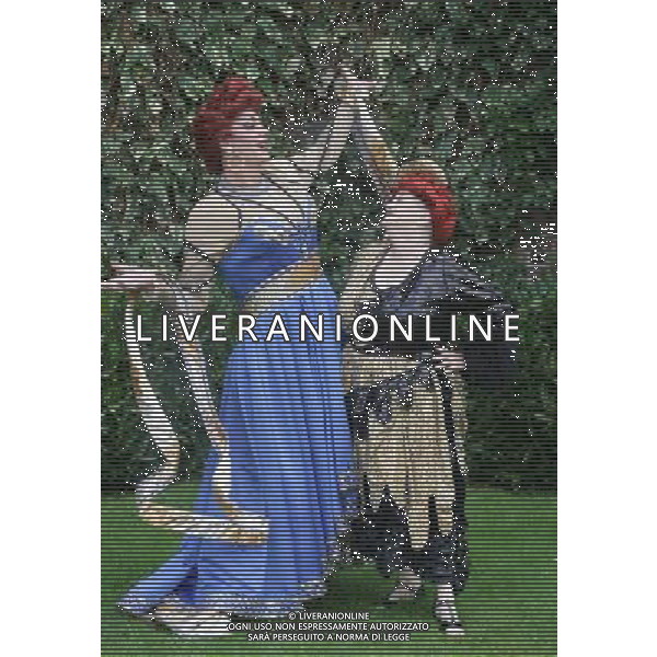 Anne Widdecombe as Widdy in Waiting \' Craig Revel Horwood as The Wicked Queen Snow White \' The Seven Dwarfs for The Wycombe Swan at Hughendon Manor Buckinghamshire England photocal. photoshot/AG ALDO LIVERANI SAS - ITALY ONLY -