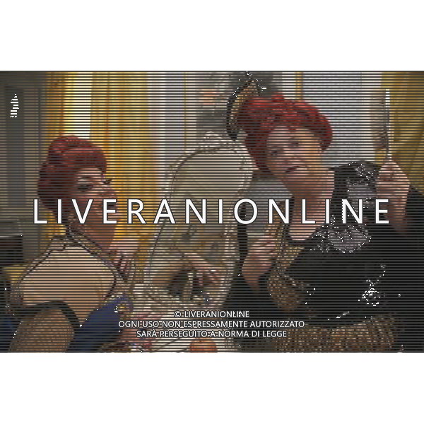 Ann Widdecombe as Widdy in Waiting \' Craig Revel Horwood as The Wicked Queen Snow White \' The Seven Dwarfs for The Wycombe Swan at Hughendon Manor Buckinghamshire England photocal. photoshot/AG ALDO LIVERANI SAS - ITALY ONLY -