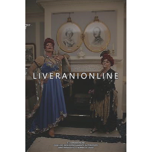 Ann Widdecombe as Widdy in Waiting \' Craig Revel Horwood as The Wicked Queen Snow White \' The Seven Dwarfs for The Wycombe Swan at Hughendon Manor Buckinghamshire England photocal. photoshot/AG ALDO LIVERANI SAS - ITALY ONLY -