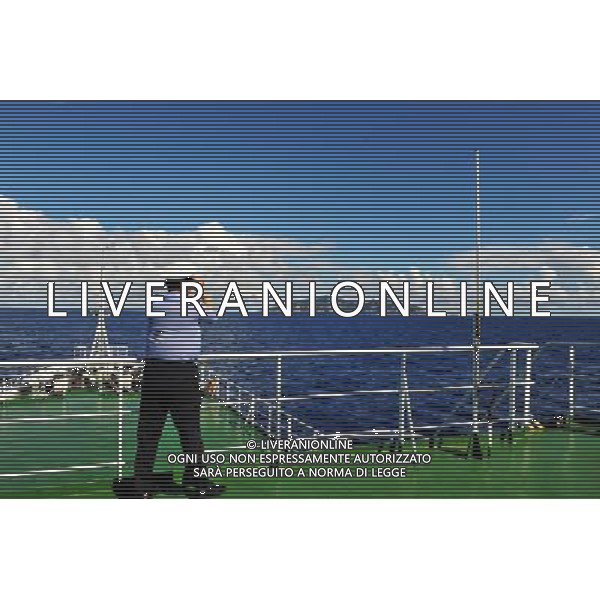 (120914) -- HAIJIAN 50, Sept. 14, 2012 () -- China\'s surveillance ship \'Haijian 50\' arrives at waters around the Diaoyu Islands, Sept. 14, 2012. Two Chinese surveillance ship fleets have arrived at waters around the Diaoyu Islands and its affiliated islets Friday morning and started patrol and law enforcement there. It is the first time for Chinese surveillance ships to patrol there after the Chinese government announced on Monday the base points and baselines of the territorial waters of the Diaoyu Islands and their affiliated islets, as well as the names and coordinates of 17 base points. These law enforcement and patrol activities are aimed to demonstrate China\'s jurisdiction over the Diaoyu Islands and its affiliated islets and ensure the country\'s maritime interests, according to a government statement. (/Zhang Jiansong) (ry) ©photoshot/Agenzia Aldo Liverani Sas - ITALY ONLY - Due navi della flotta di sorveglianza nelle acque intorno alle isole Diaoyu per pattugliare le acque territoriali finalizzate a dimostrare la giurisdizione della Cina