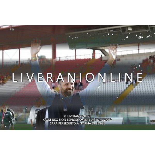 Ac Perugia 2012 2013 Campionato Lega Pro 1^ Divisione Perugia vs Gubbio NELLA FOTO IL PRESIDENTE DEL PERUGIA CALCIO MASSIMILIANO SANTOPADRE /AGENZIA ALDO LIVERANI SAS