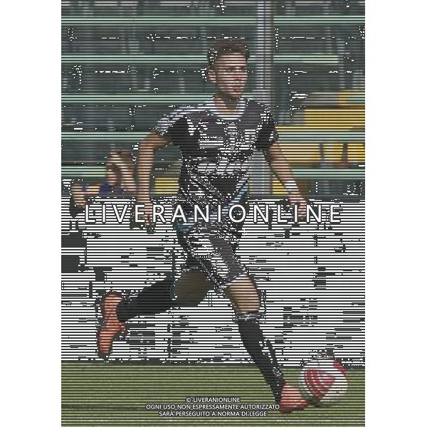 BERGAMO 16 SETTEMBRE 2012,SINGOLI GIOCATORI VIRTUS ENTELLA, NELLA FOTO FRANCESCO ZAMPANO ,ph.moro/ALDO LIVERANI