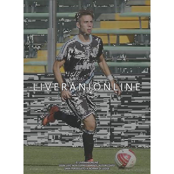 BERGAMO 16 SETTEMBRE 2012,SINGOLI GIOCATORI VIRTUS ENTELLA, NELLA FOTO FRANCESCO ZAMPANO ,ph.moro/ALDO LIVERANI
