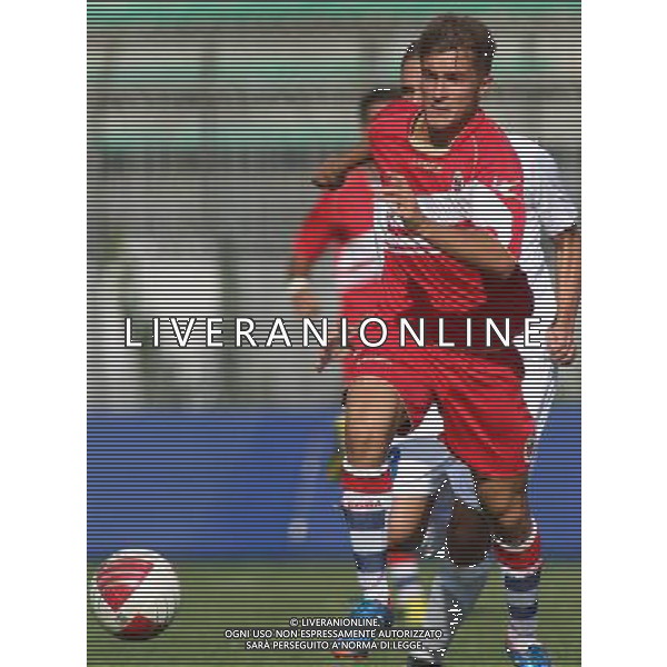 BERGAMO 16 SETTEMBRE 2012,SINGOLI GIOCATORI CALCIO COMO, NELLA FOTO ALFREDO DONNARUMMA ,ph.moro/ALDO LIVERANI