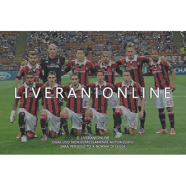 UEFA Champions League - 1Á giornata fase a gironi Gruppo C Milano 18-09-2012 Milan - Anderlecht nella foto: formazione Milan foto Roberto Garavaglia - ag. Aldo Liverani sas