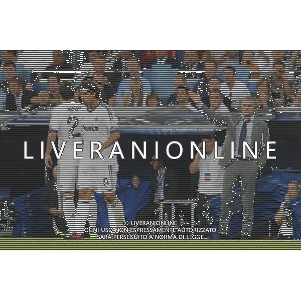 Real Madrid\'s Jose Mourinho during Champions League match on september 18th 2012. Photo: Cesar Cebola / ALFAQUI /Agenzia Aldo Liverani Sas - ITALY ONLY - EDITORIAL USE ONLY REAL MADRID - MANCHESTER CITY CHAMPIONS LEAGUE 18/09/2012