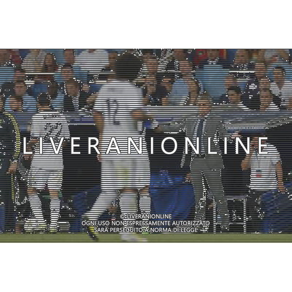 Real Madrid\'s Jose Mourinho during Champions League match on september 18th 2012. Photo: Cesar Cebola / ALFAQUI /Agenzia Aldo Liverani Sas - ITALY ONLY - EDITORIAL USE ONLY REAL MADRID - MANCHESTER CITY CHAMPIONS LEAGUE 18/09/2012