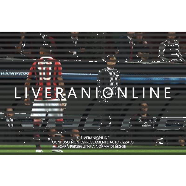 MILAN-ANDERLECHT UEFA CHAMPIONS LEAGUE MILANO, 18-09-2012 NELLA FOTO: PRINCE BOATENG - ALLEGRI MASSIMILIANO © RAVEZZANI/AGENZIA ALDO LIVERANI SAS 