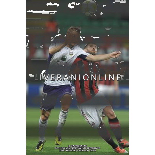 MILAN-ANDERLECHT UEFA CHAMPIONS LEAGUE MILANO, 18-09-2012 NELLA FOTO: GILLET - NOCERINO © RAVEZZANI/AGENZIA ALDO LIVERANI SAS 