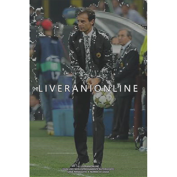 UEFA Champions League - 1Á giornata fase a gironi Gruppo C Milano 18-09-2012 Milan - Anderlecht nella foto: Allegri massimiliano foto Roberto Garavaglia - ag. Aldo Liverani sas