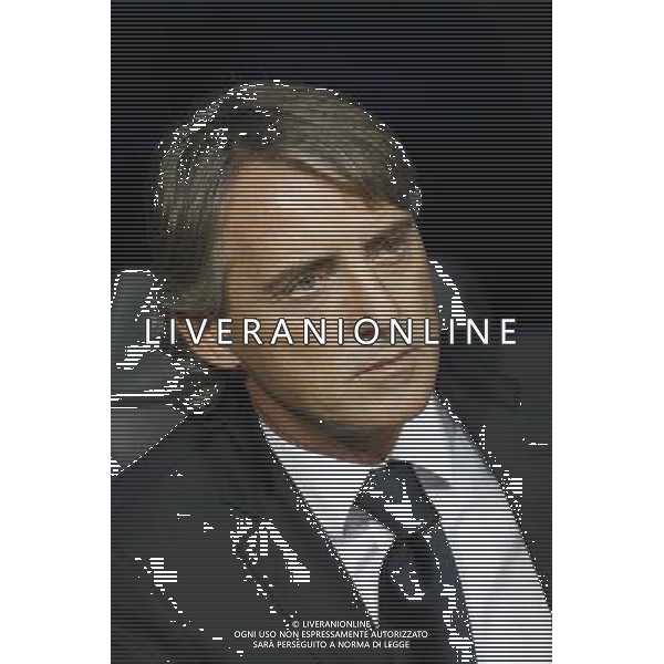Madrid (18/09/2012).- Estadio Santiago Bernabeu. UEFA Champions League. Real Madrid - Manchester City. Roberto Mancini. Photo: Alex Cid-Fuentes / ALFAQUI /AGENZIA ALDO LIVERANI SAS - ITALY ONLY - EDITORIAL USE ONLY REAL MADRID - MANCHESTER CITY CHAMPIONS LEAGUE 18/09/2012