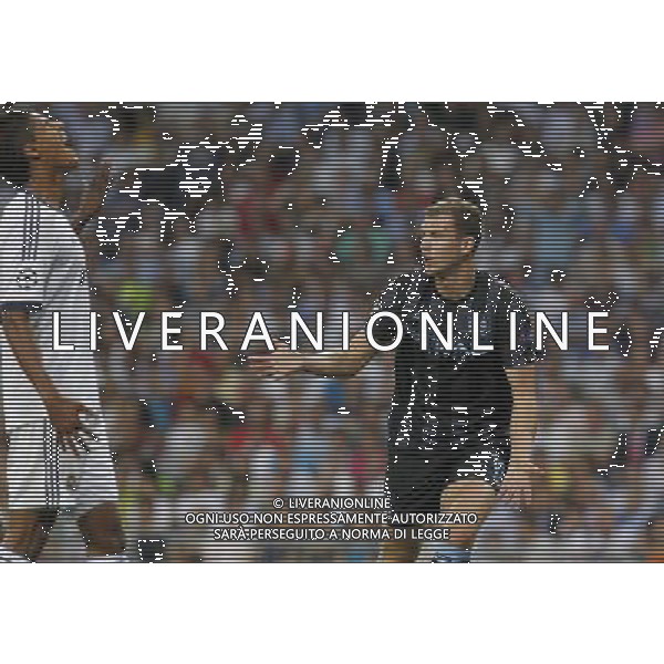 Madrid (18/09/2012).- Estadio Santiago Bernabeu. UEFA Champions League. Real Madrid - Manchester City. Edin Dzeko. Photo: Alex Cid-Fuentes / ALFAQUI /AGENZIA ALDO LIVERANI SAS - ITALY ONLY - EDITORIAL USE ONLY REAL MADRID - MANCHESTER CITY CHAMPIONS LEAGUE 18/09/2012