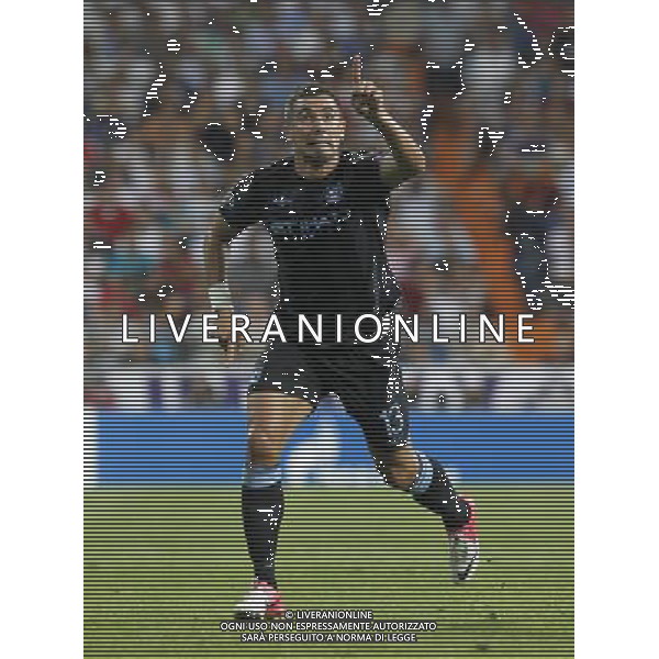 Madrid (18/09/2012).- Estadio Santiago Bernabeu. UEFA Champions League. Real Madrid - Manchester City. Kolarov. Photo: Alex Cid-Fuentes / ALFAQUI /AGENZIA ALDO LIVERANI SAS - ITALY ONLY - EDITORIAL USE ONLY REAL MADRID - MANCHESTER CITY CHAMPIONS LEAGUE 18/09/2012