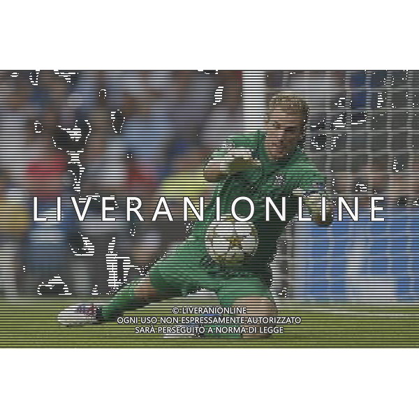 Manchester City\'s Joe Hart during Champions League match on september 18th 2012. Photo: Cesar Cebola / ALFAQUI /AGENZIA ALDO LIVERANI SAS - ITALY ONLY - EDITORIAL USE ONLY REAL MADRID - MANCHESTER CITY CHAMPIONS LEAGUE 18/09/2012