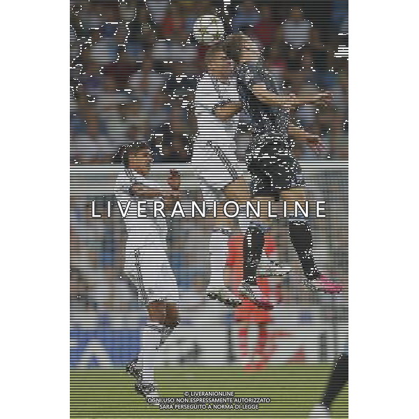 Real Madrid\'s Varane and Pepe during Champions League match on september 18th 2012. Photo: Cesar Cebola / ALFAQUI /AGENZIA ALDO LIVERANI SAS - ITALY ONLY - EDITORIAL USE ONLY REAL MADRID - MANCHESTER CITY CHAMPIONS LEAGUE 18/09/2012
