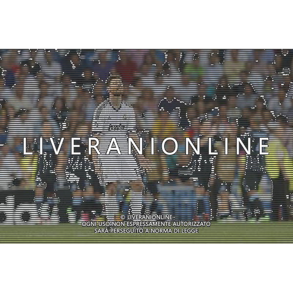 Manchester City\'s Dzeko goal during Champions League match on september 18th 2012. Photo: Cesar Cebola / ALFAQUI /AGENZIA ALDO LIVERANI SAS - ITALY ONLY - EDITORIAL USE ONLY REAL MADRID - MANCHESTER CITY CHAMPIONS LEAGUE 18/09/2012