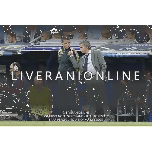 Real Madrid\'s Jose Mourinho during Champions League match on september 18th 2012. Photo: Cesar Cebola / ALFAQUI /AGENZIA ALDO LIVERANI SAS - ITALY ONLY - EDITORIAL USE ONLY REAL MADRID - MANCHESTER CITY CHAMPIONS LEAGUE 18/09/2012